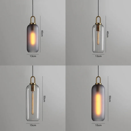 Postmodern Glass Ball Pendant Light – Single Hanging Lamp for Bar & Bedside - Hans Lumiere