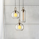 Postmodern Glass Ball Pendant Light – Single Hanging Lamp for Bar & Bedside - Hans Lumiere