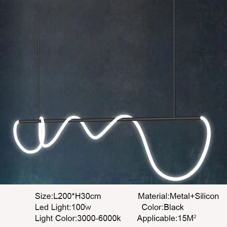 Postmodern Nordic Silicon LED Pendant Lights - Hans Lumiere