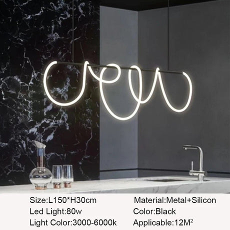 Postmodern Nordic Silicon LED Pendant Lights - Hans Lumiere