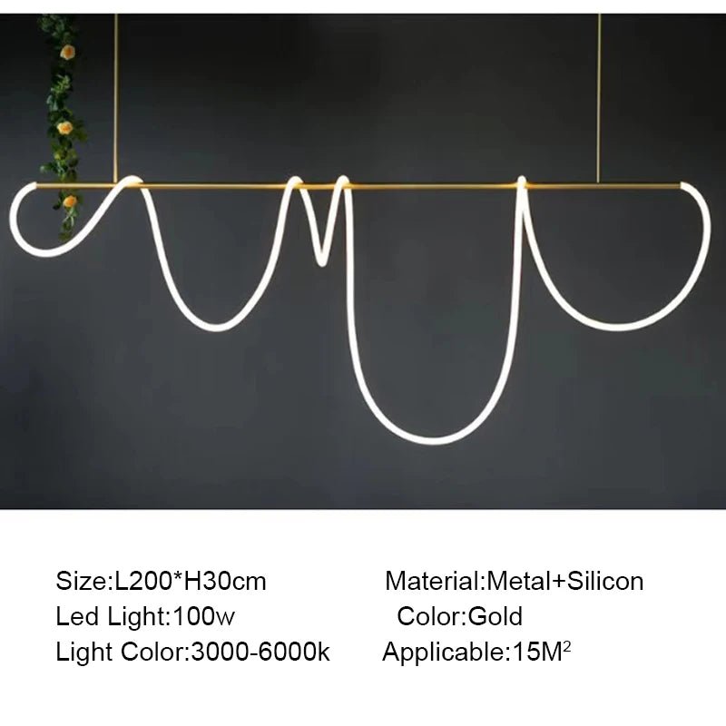 Postmodern Nordic Silicon LED Pendant Lights - Hans Lumiere