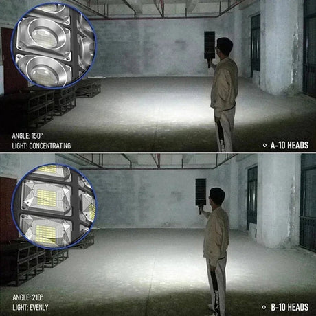 Powerful Solar Outdoor 504 LED Street Lamp With Motion Sensor - Hans Lumiere