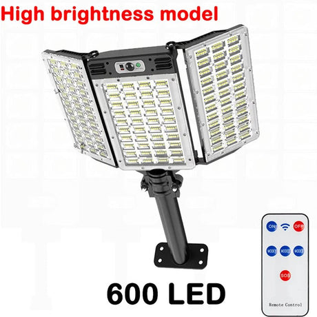 Powerful Super Bright Outdoor Solar LED Street Lamp With Motion Sensor - Hans Lumiere
