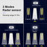 Powerful Super Bright Outdoor Solar LED Street Lamp With Motion Sensor - Hans Lumiere