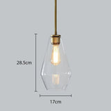 Premium Transparent Amber Glass Chandelier - Hans Lumiere
