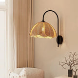 Rattan Korean Style Weaving Wall Lamp - Hans Lumiere
