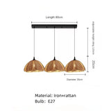 Rattan Korean Style Weaving Wall Lamp - Hans Lumiere