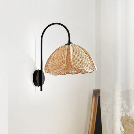 Rattan Korean Style Weaving Wall Lamp - Hans Lumiere
