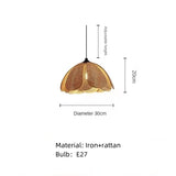 Rattan Korean Style Weaving Wall Lamp - Hans Lumiere