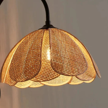 Rattan Korean Style Weaving Wall Lamp - Hans Lumiere