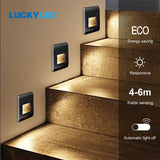 Recessed LED Wall Lamp With PIR Motion Sensor - Hans Lumiere
