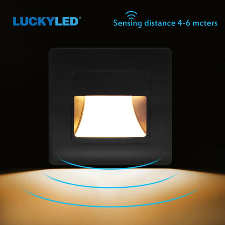 Recessed LED Wall Lamp With PIR Motion Sensor - Hans Lumiere