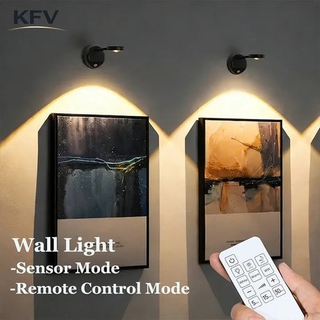 Rechargeable Motion-Sensor LED Picture Light – Wireless Spotlight - Hans Lumiere