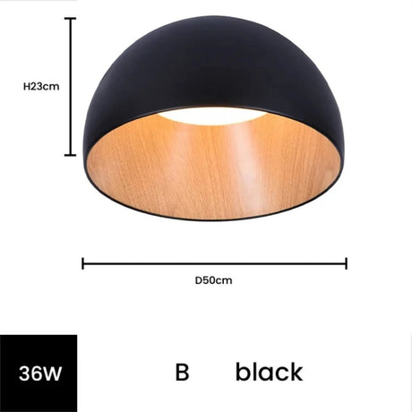 Remote Control Modern LED Ceiling Light - Hans Lumiere