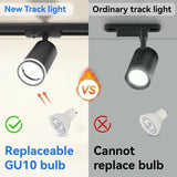 Replaceable Bulb LED Track Spotlight - Hans Lumiere