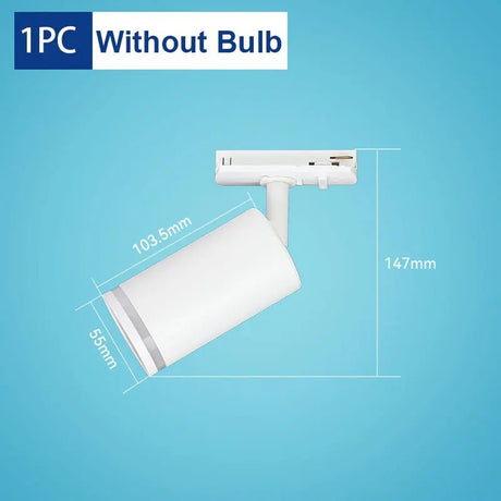 Replaceable Bulb LED Track Spotlight - Hans Lumiere
