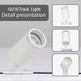 Replaceable Bulb LED Track Spotlight - Hans Lumiere