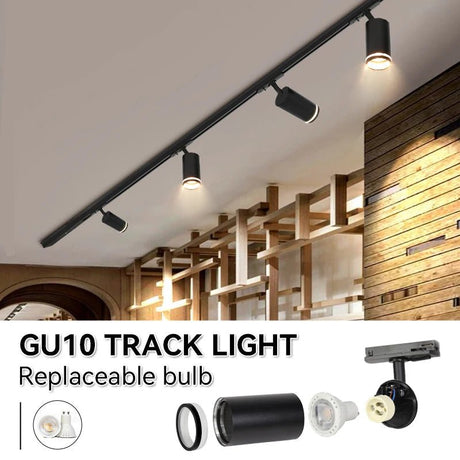 Replaceable Bulb LED Track Spotlight - Hans Lumiere