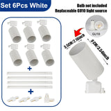 Replaceable GU10 Bulb LED Track Light - Hans Lumiere