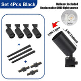 Replaceable GU10 Bulb LED Track Light - Hans Lumiere