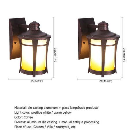Retro Classical Outdoor Wall Lamp - Hans Lumiere