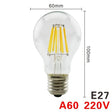 Retro Edison LED Filament Bulbs E14 E27 2W to 8W, C35 G45 A60 ST64 G80 G95 G125 - Hans Lumiere