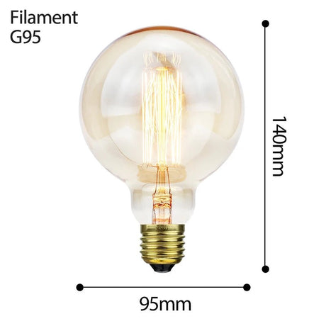 Retro Incandescent Edison Bulbs - Hans Lumiere