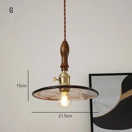 Retro LED Glass Chandelier Pendant Lamp - Hans Lumiere