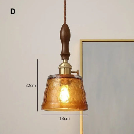 Retro LED Glass Chandelier Pendant Lamp - Hans Lumiere