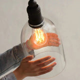 Retro Loft Style Glass Lampshade Industrial Pendant Light - Hans Lumiere