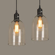 Retro Loft Style Glass Lampshade Industrial Pendant Light - Hans Lumiere