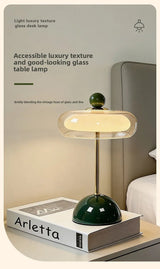 Retro Mushroom LED Table Lamp - Rechargeable Bedside Light - Hans Lumiere