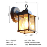 Retro Outdoor Wall Light Villa Garden Porch - Hans Lumiere