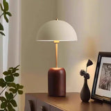 Retro Southeast Asian Solid Wood Table Lamp &mdash; Bedside Light - Hans Lumiere