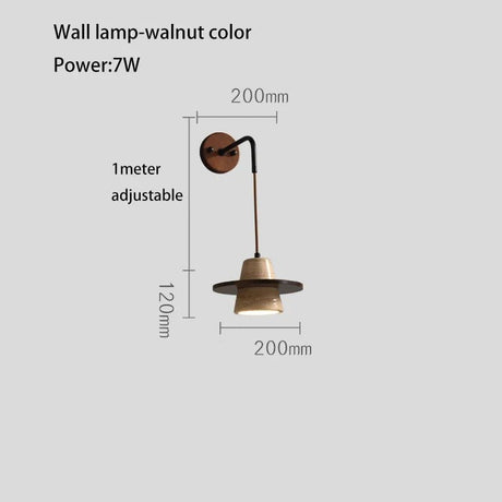 Retro Style Cream Stone LED Pendant Lamp - Hans Lumiere