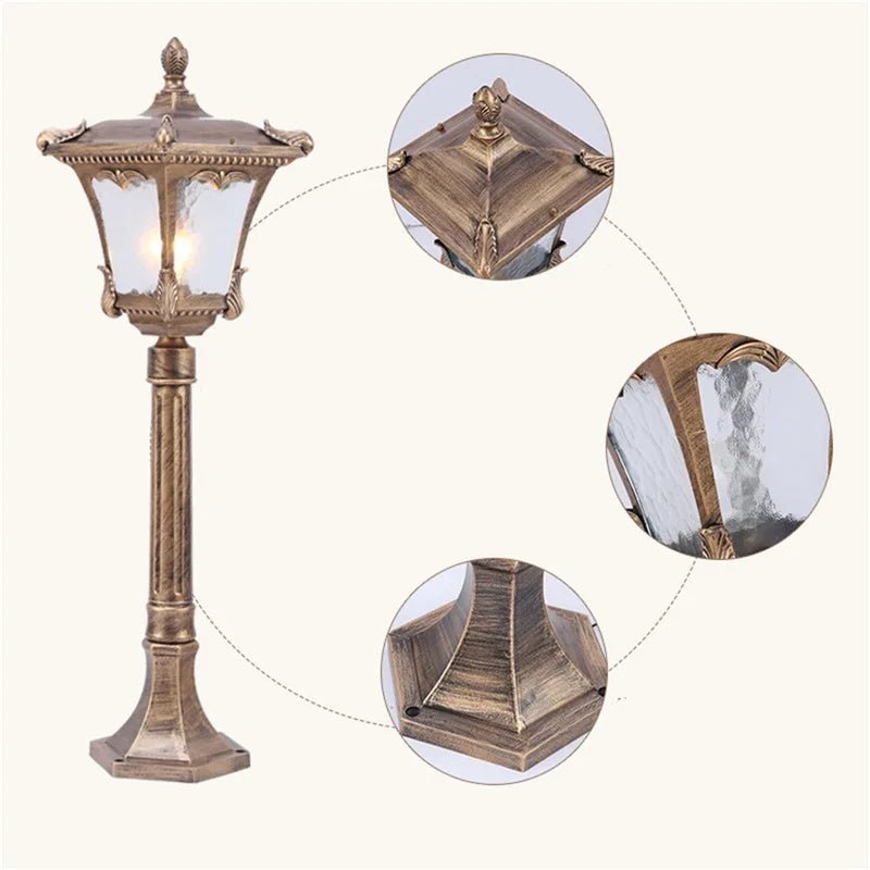 Retro Style Outdoor Lawn Light - Hans Lumiere