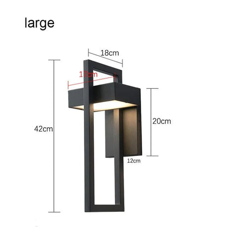 Retro Vintage Waterproof Outdoor Wall LED Lighting - Hans Lumiere