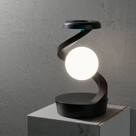 RGB Atmosphere Floating Lamp, With 15W Mobile Wireless Charger - Hans Lumiere