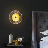 Round Crystal Wall Lamp with LED Lights - Hans Lumiere