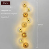 Round Crystal Wall Lamp with LED Lights - Hans Lumiere