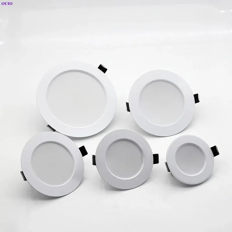 Round Embedded LED Downlight – Waterproof Dimmable Ceiling Spotlight - Hans Lumiere