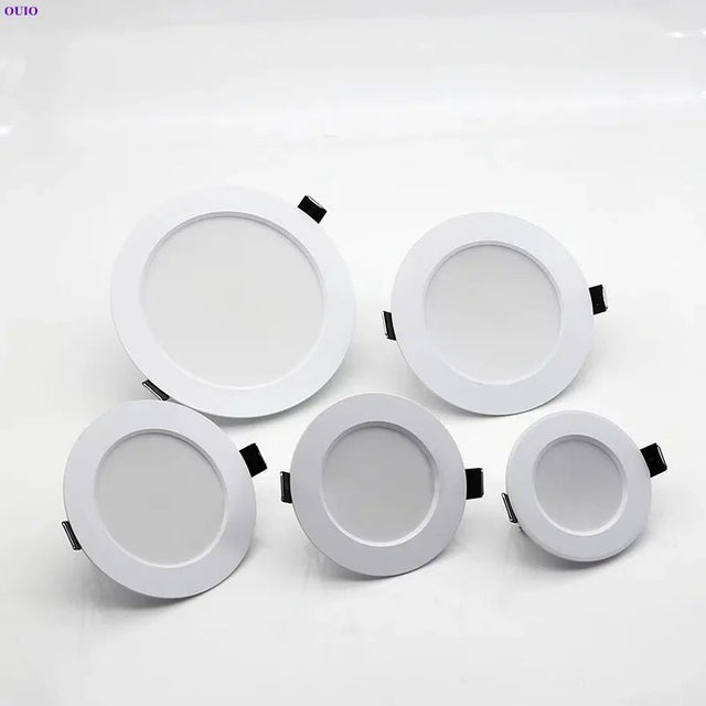 Round Embedded LED Downlight – Waterproof Dimmable Ceiling Spotlight - Hans Lumiere