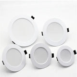 Round Embedded LED Downlight – Waterproof Dimmable Ceiling Spotlight - Hans Lumiere