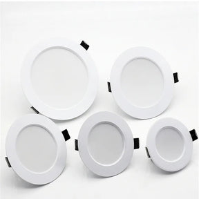 Round Embedded LED Downlight – Waterproof Dimmable Ceiling Spotlight - Hans Lumiere