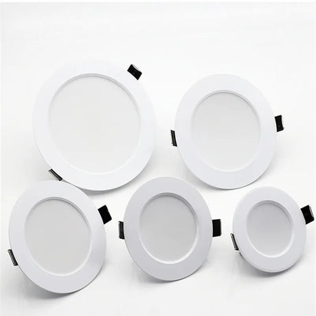 Round Embedded LED Downlight – Waterproof Dimmable Ceiling Spotlight - Hans Lumiere