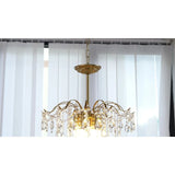 Round Gold Branch Raindrop Pendant Light - Hans Lumiere