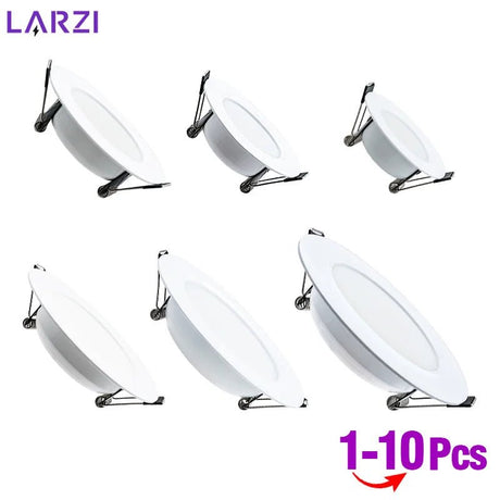 Round Recessed LED Downlight 5W to 18W, Warm or Cool White, 12V 24V 110V 220V, 1-10 Pack - Hans Lumiere