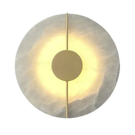Scandinavian Luxury Circular Marble Wall Lamp - Hans Lumiere