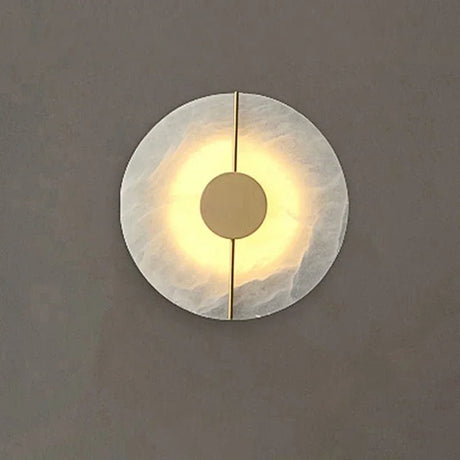 Scandinavian Luxury Circular Marble Wall Lamp - Hans Lumiere
