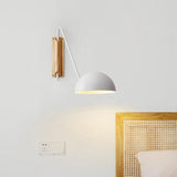 Scandinavian Minimalist Bedside Wall Lamp With Rotating Swing Arm - Hans Lumiere